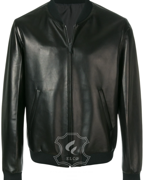 Jaket Kulit Pria Desain Bomber - PCB 425