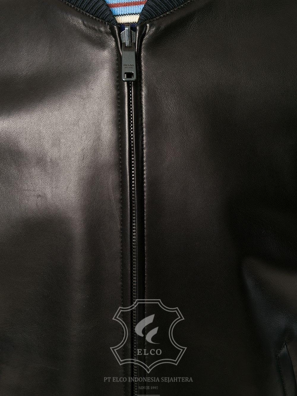 Jaket Kulit Pria Desain Bomber - PCB 425 - Gambar 5