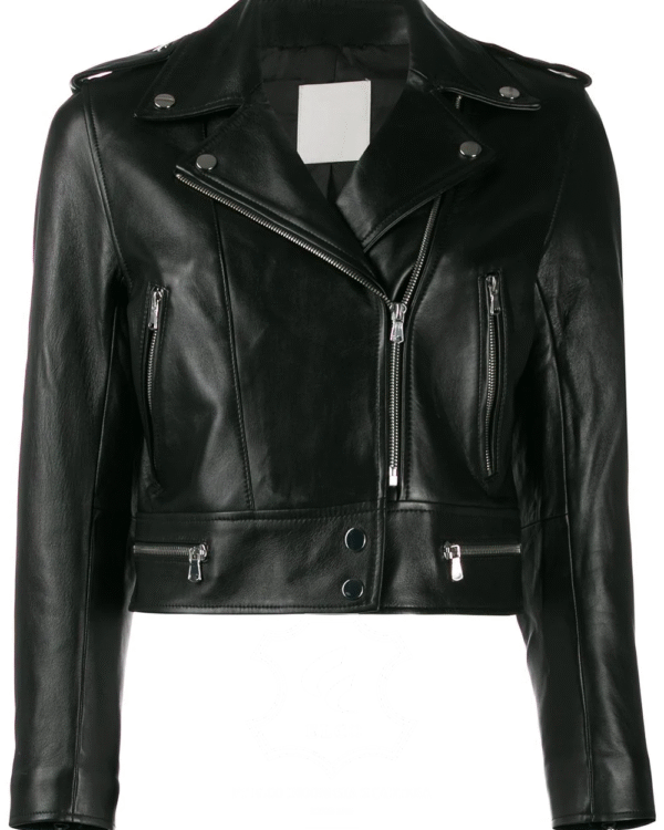 Jaket Kulit Wanita Desain Serong - WS 421