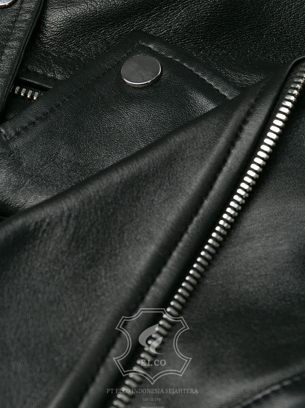 Jaket Kulit Wanita Desain Serong - WS 421 - Gambar 6