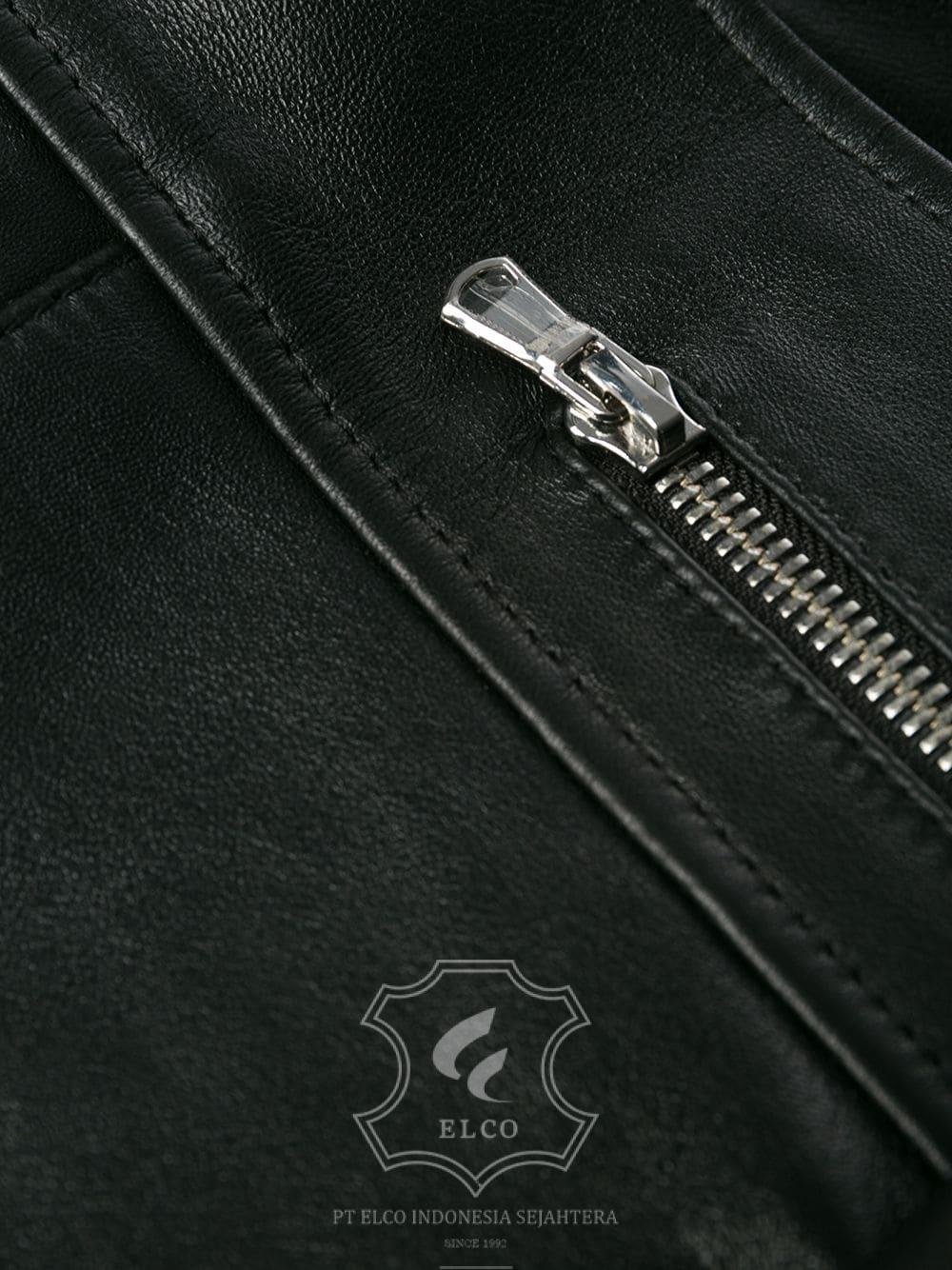 Jaket Kulit Wanita Desain Serong - WS 421 - Gambar 7