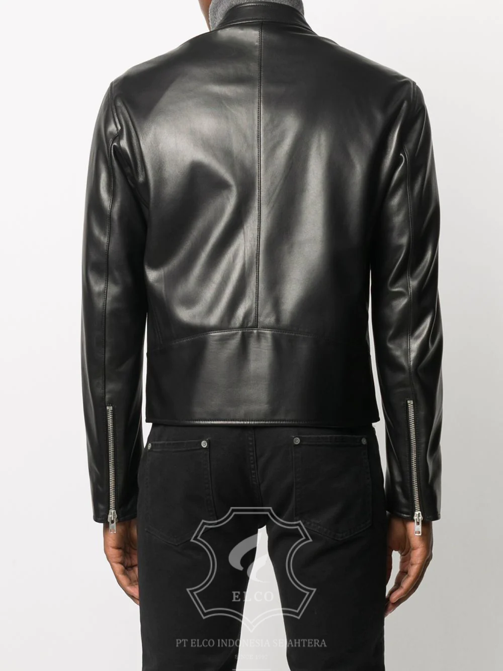 Jaket Kulit Pria Desain Casual - PC 430 - Gambar 5