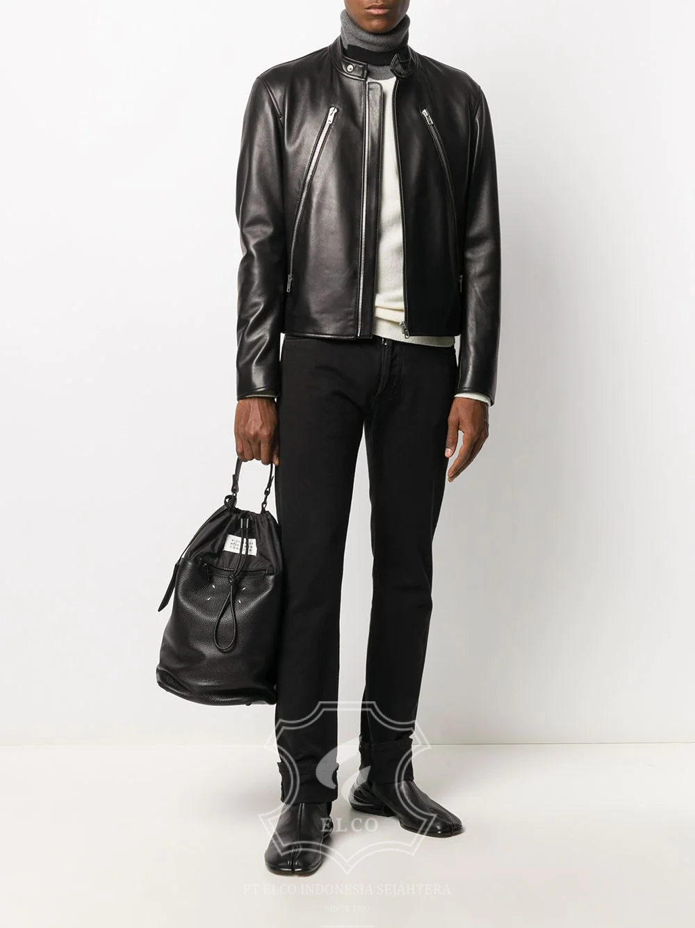 Jaket Kulit Pria Desain Casual - PC 430 - Gambar 2