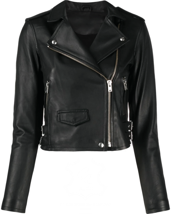 Jaket Kulit Wanita Desain Serong - WS 422