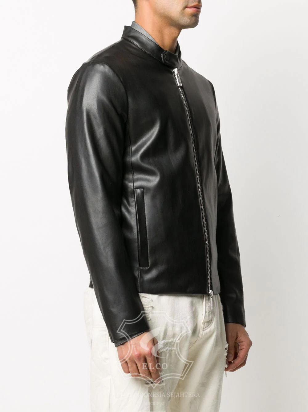 Jaket Kulit Pria Desain Casual - PC 429 - Gambar 3