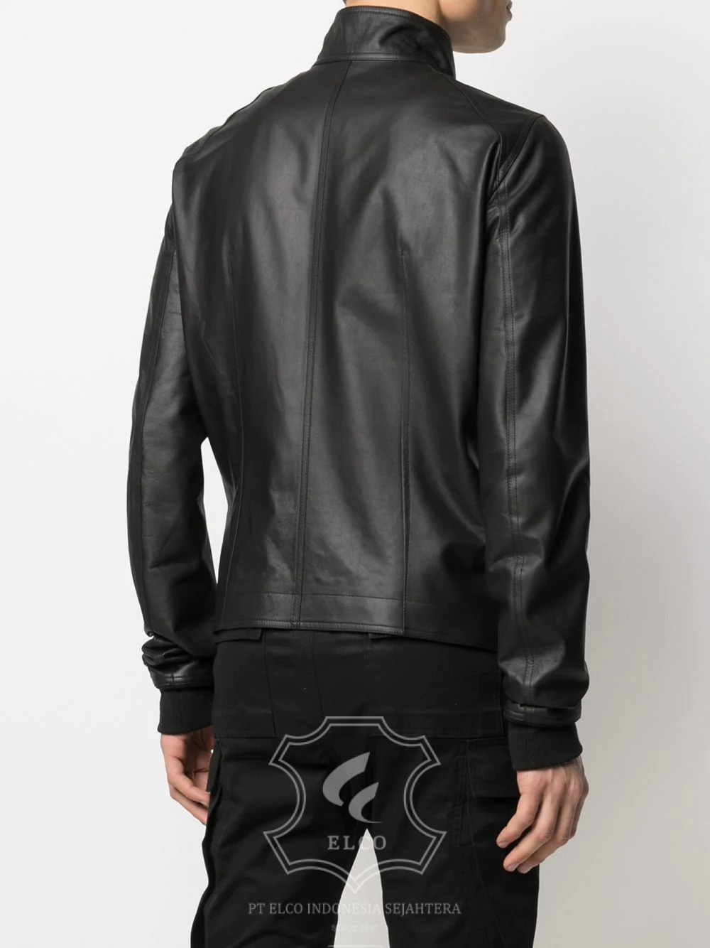 Jaket Kulit Pria Desain Bomber - PCB 445 - Gambar 4