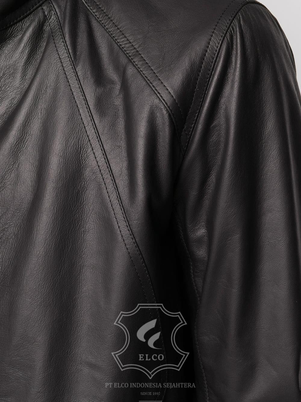 Jaket Kulit Pria Desain Bomber - PCB 445 - Gambar 5