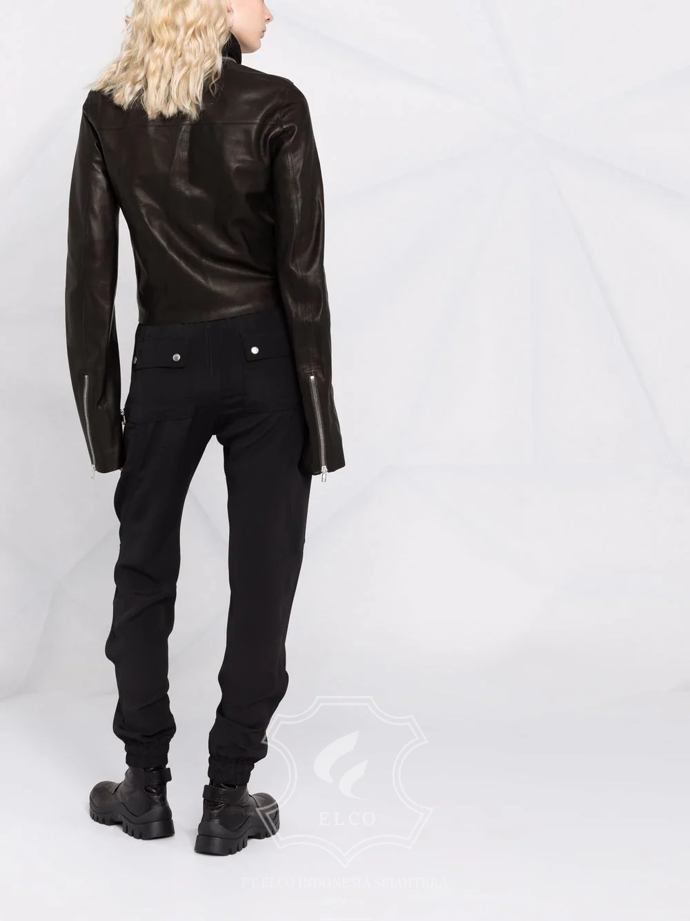 Jaket Kulit Wanita Desain Casual - WC 421 - Gambar 5