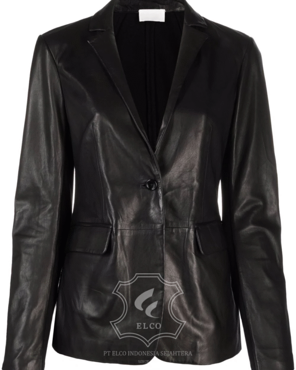 Jaket Kulit Wanita Desain Jas - WJ 428
