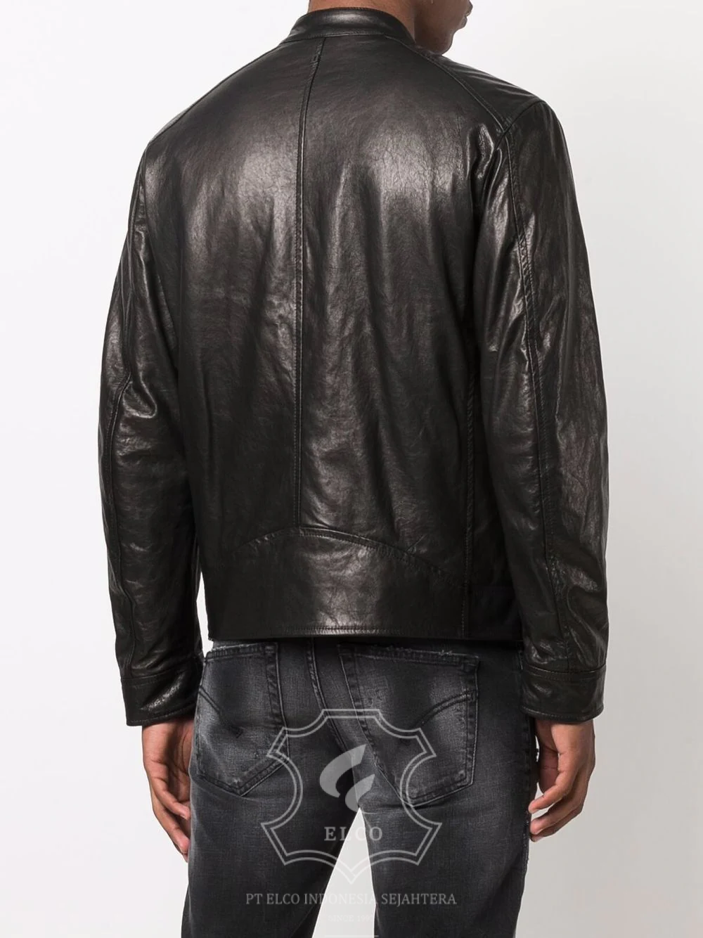Jaket Kulit Pria Desain Casual - PC 440 - Gambar 5