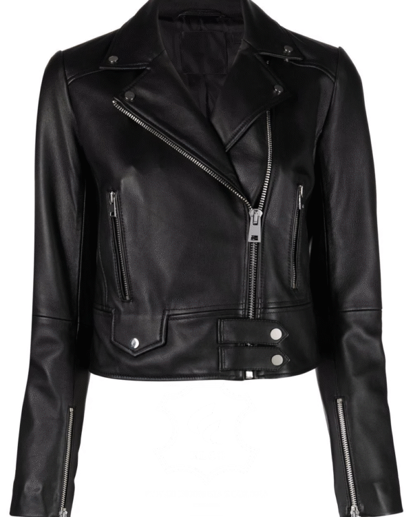 Jaket Kulit Wanita Desain Serong - WS 427