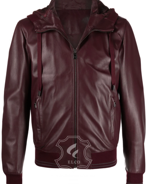 Jaket Kulit Pria Desain Bomber - PCB 422