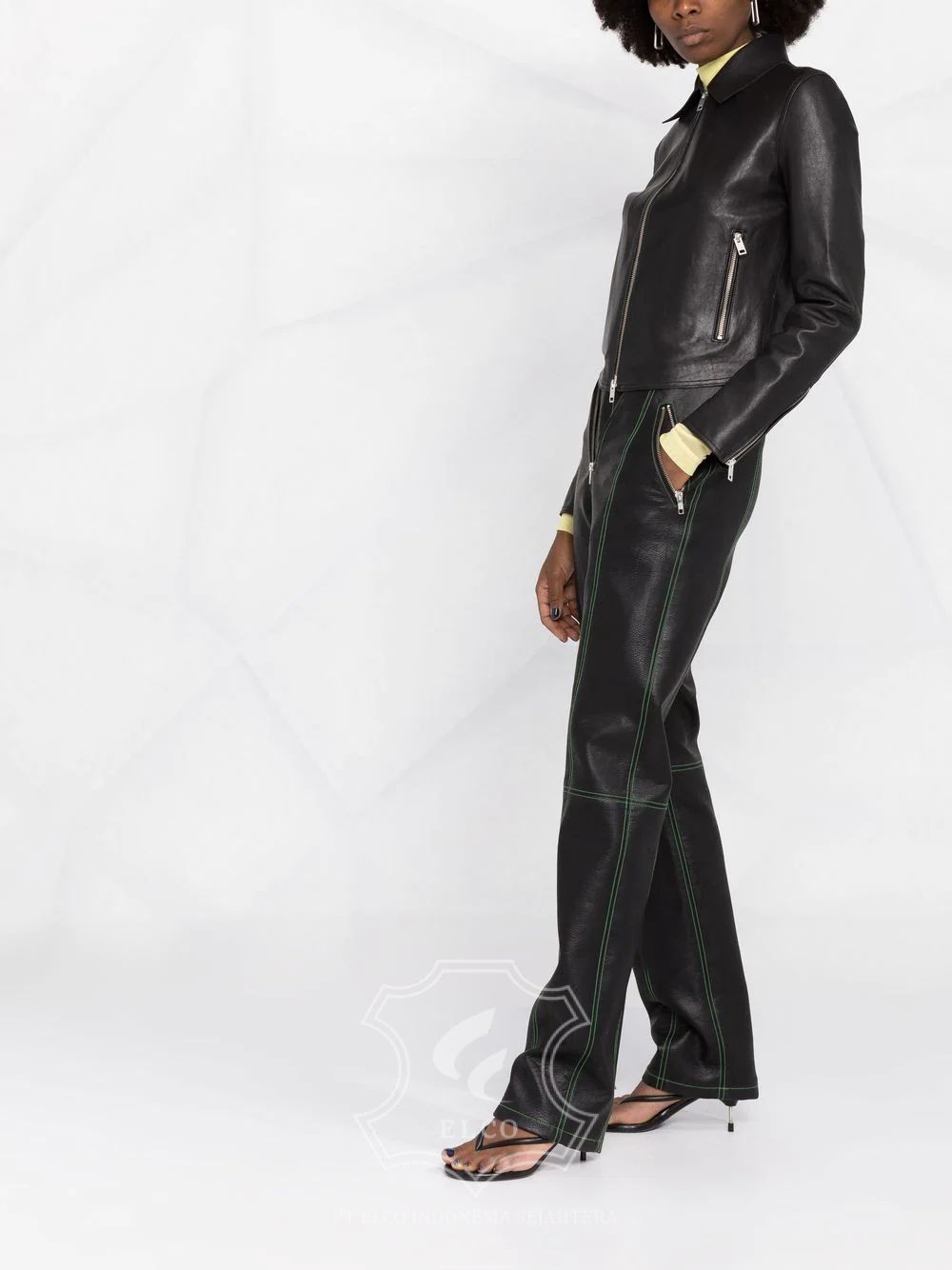 Jaket Kulit Wanita Desain Formal - WF 415 - Gambar 3