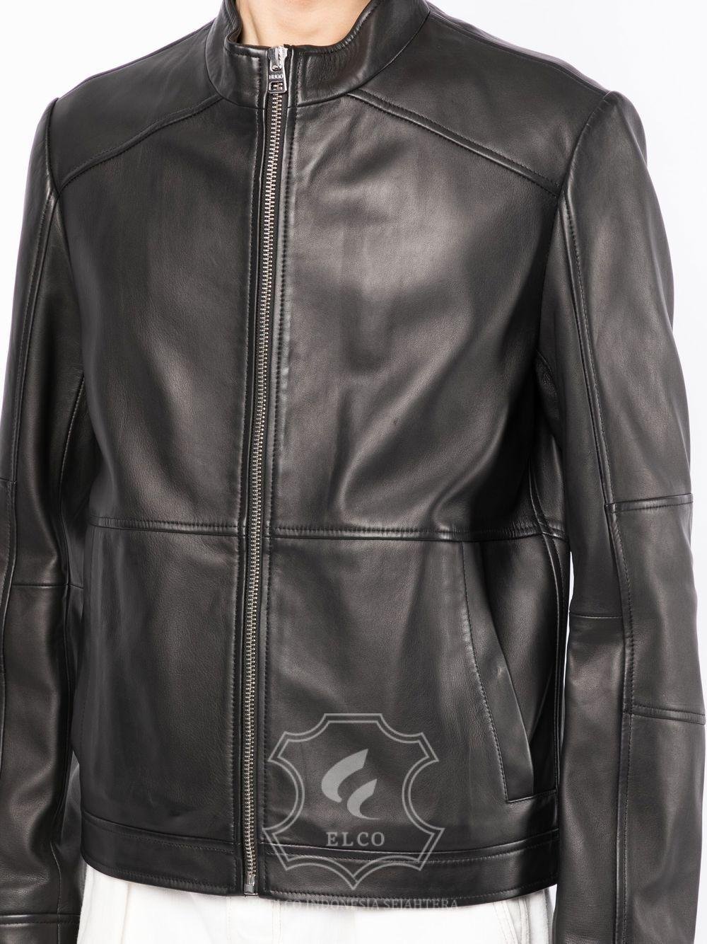 Jaket Kulit Pria Desain Casual - PC 428 - Gambar 4