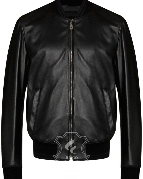 Jaket Kulit Pria Desain Bomber - PCB 416