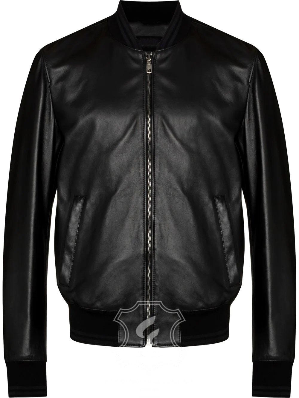 Jaket Kulit Pria Desain Bomber - PCB 416