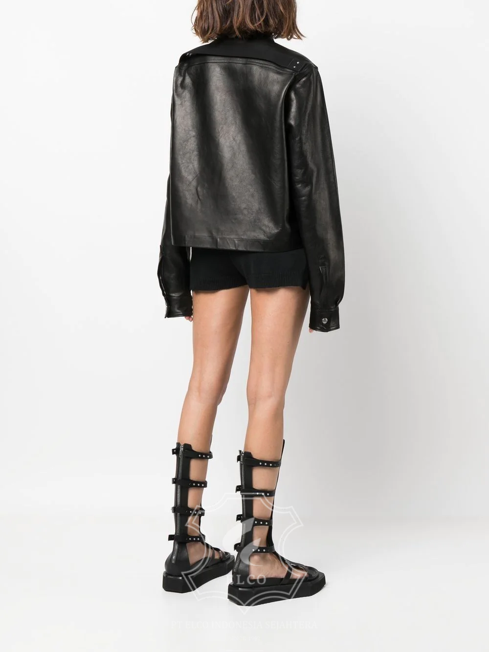 Jaket Kulit Wanita Desain Formal - WF 417 - Gambar 3