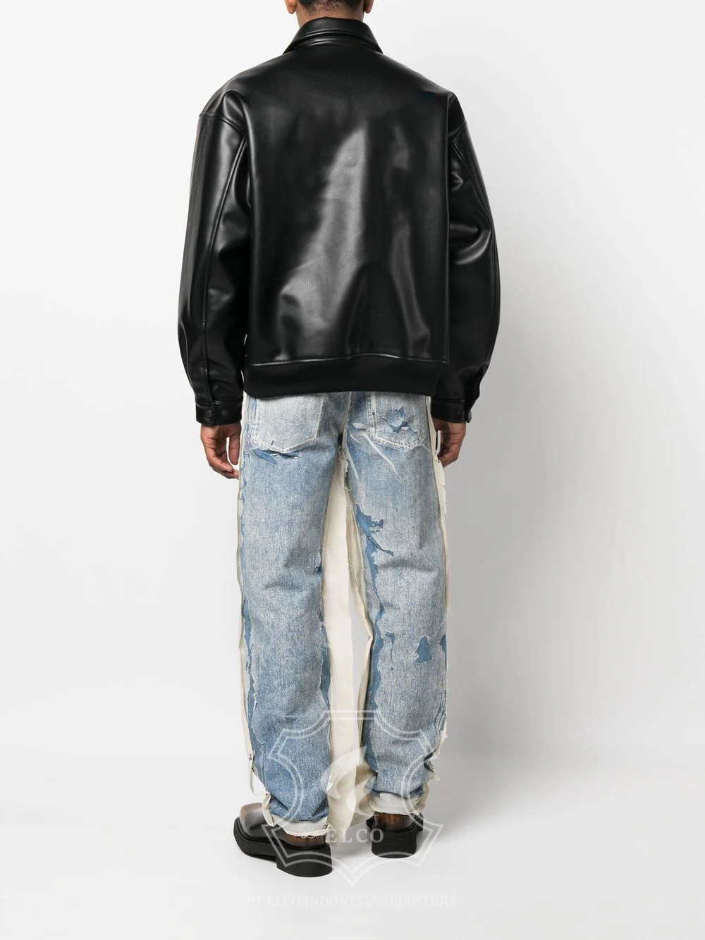 Jaket Kulit Pria Desain Pilot - PP 409 - Gambar 5