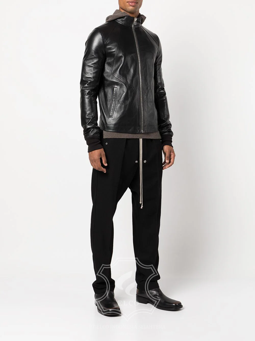 Jaket Kulit Pria Desain Bomber - PCB 457 - Gambar 2