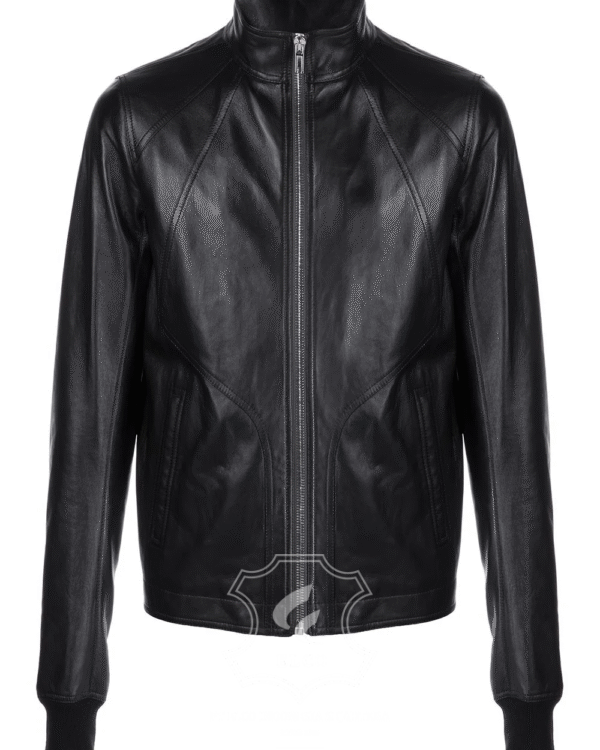 Jaket Kulit Pria Desain Bomber - PCB 457