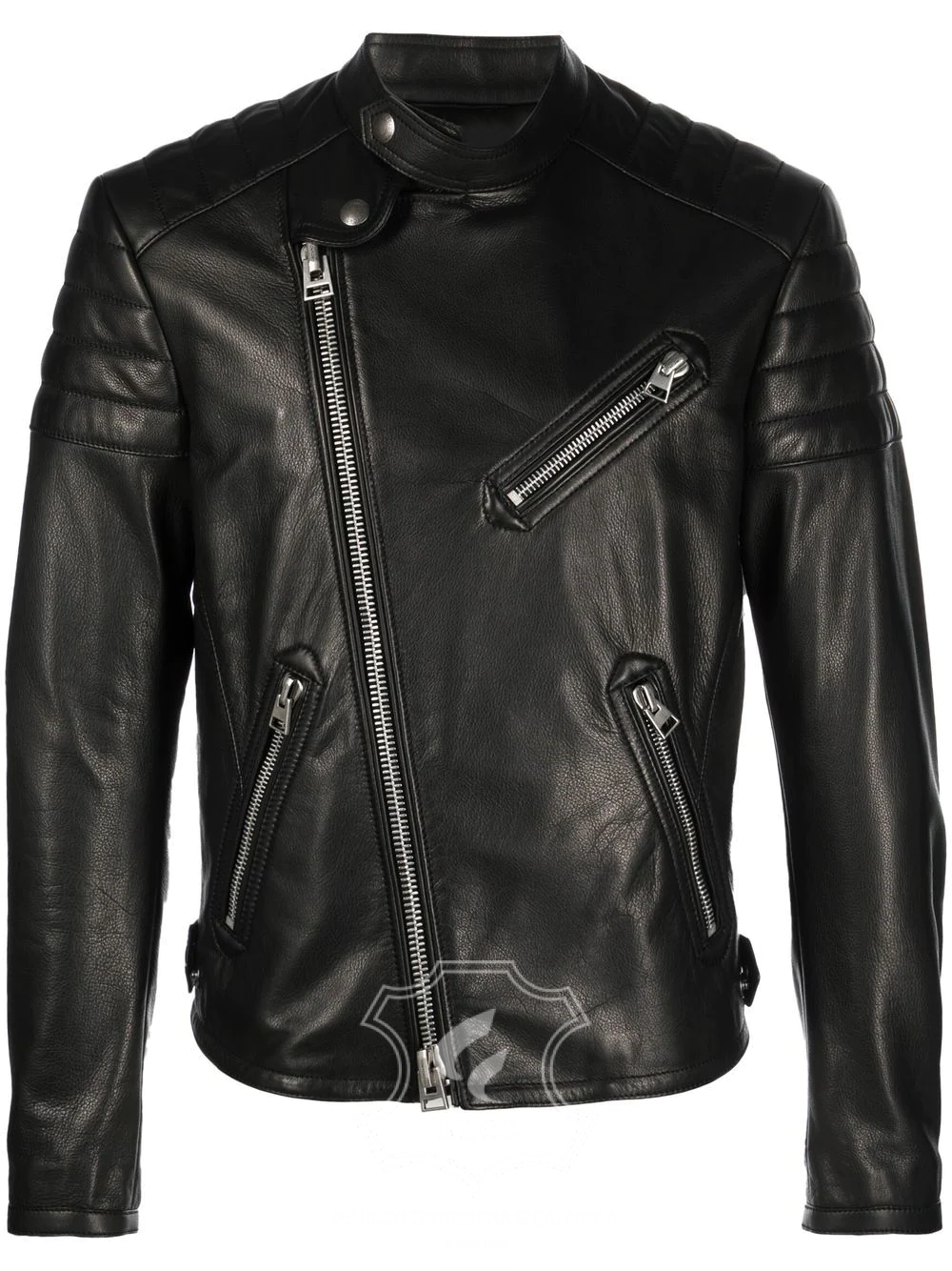 Jaket Kulit Pria Desain Biker - PB 421