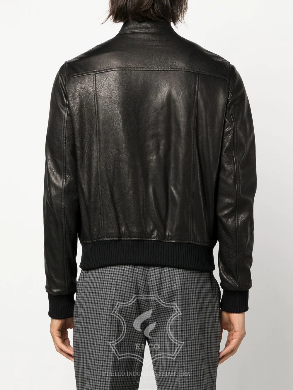 Jaket Kulit Pria Desain Pilot - PP 408 - Gambar 4