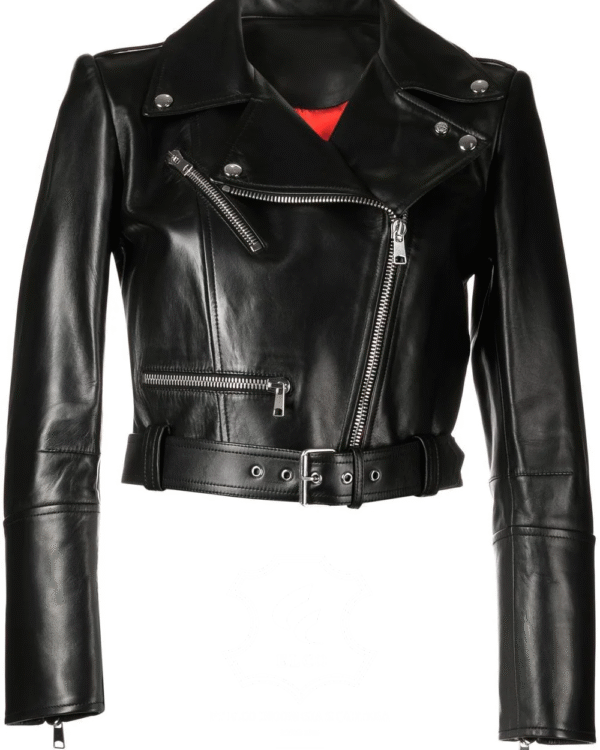 Jaket Kulit Wanita Desain Serong - WS 426