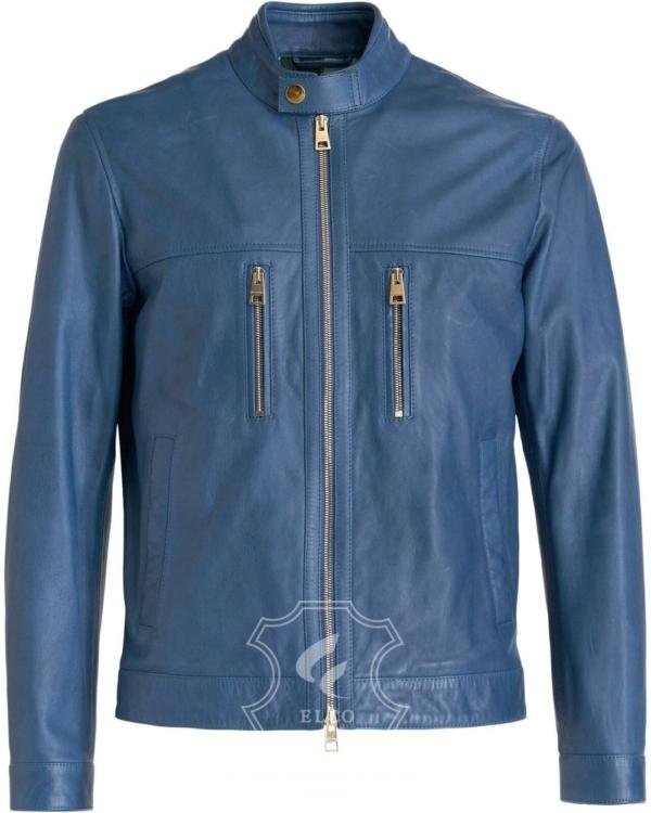 Jaket Kulit Pria Desain Casual - PC 438