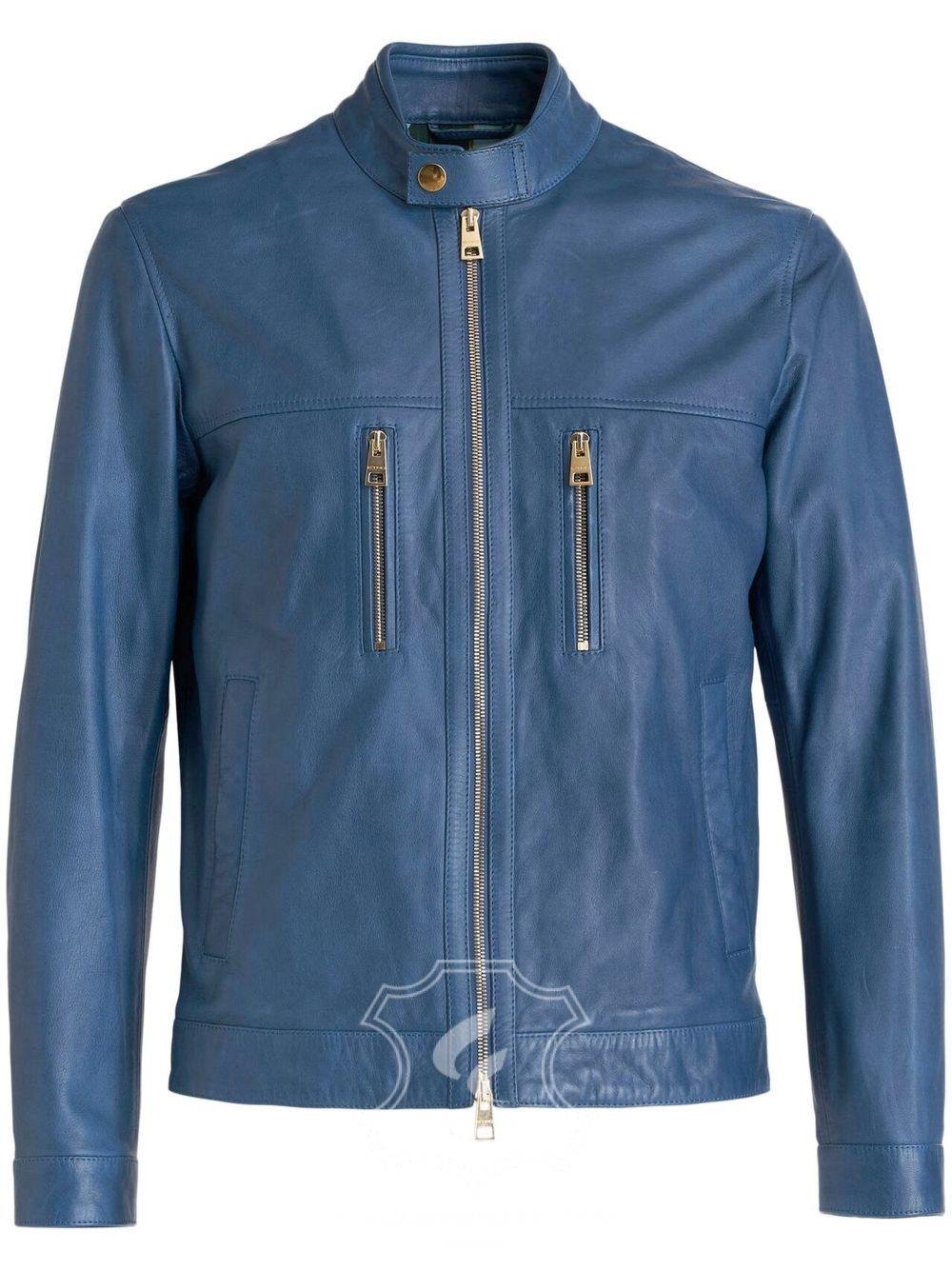 Jaket Kulit Pria Desain Casual - PC 438