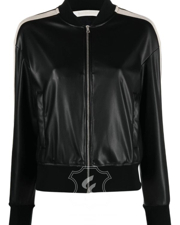 Jaket Kulit Wanita Desain Bomber - WCB 420