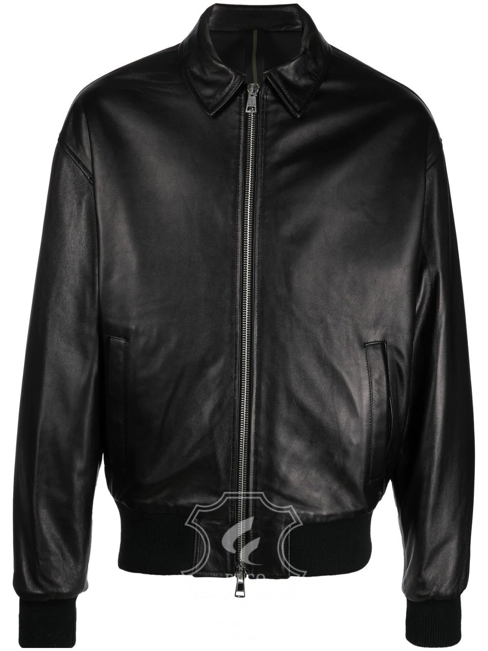 Jaket Kulit Pria Desain Bomber - PCB 450