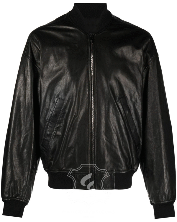 Jaket Kulit Pria Desain Bomber - PCB 429