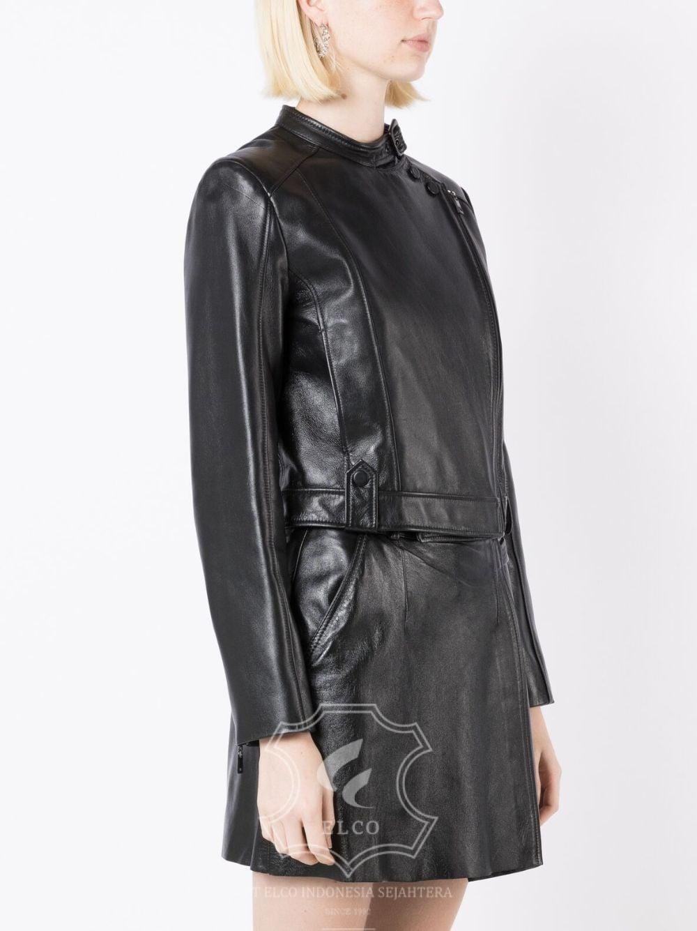 Jaket Kulit Wanita Desain Casual - WC 415 - Gambar 3
