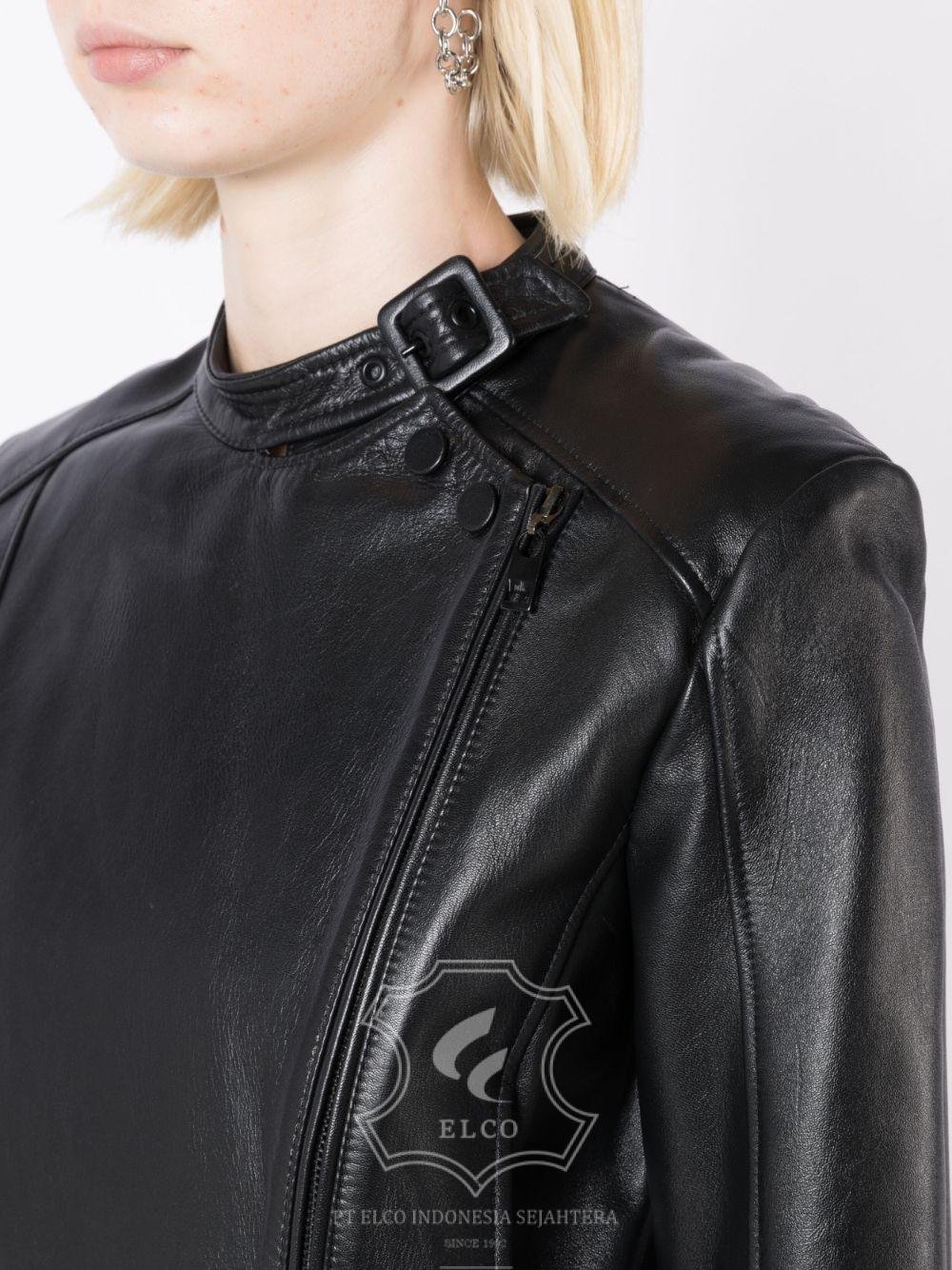 Jaket Kulit Wanita Desain Casual - WC 415 - Gambar 5