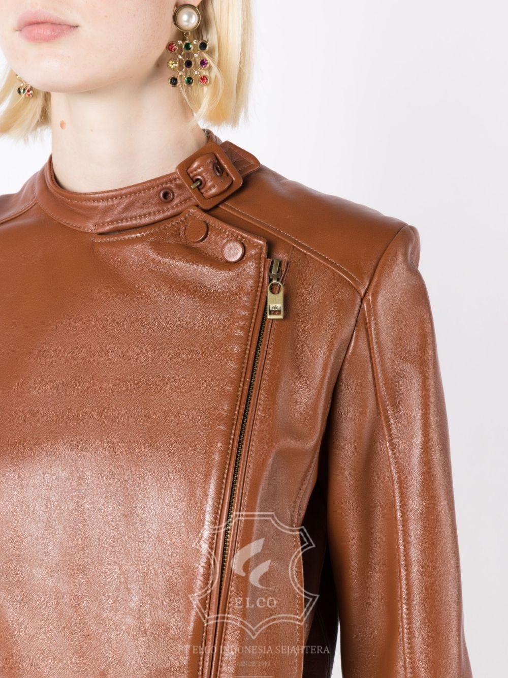 Jaket Kulit Wanita Desain Casual - WC 420 - Gambar 5