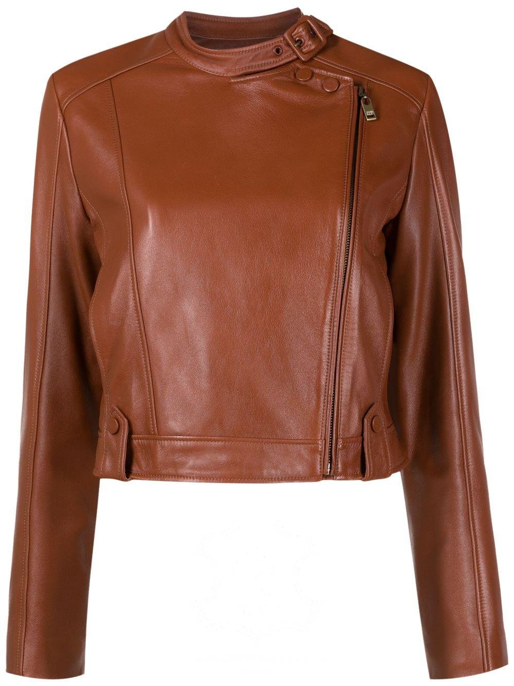 Jaket Kulit Wanita Desain Casual - WC 420