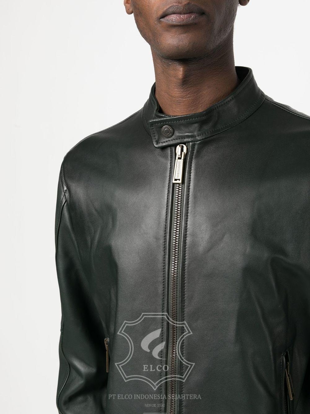 Jaket Kulit Pria Desain Casual - PC 423 - Gambar 5