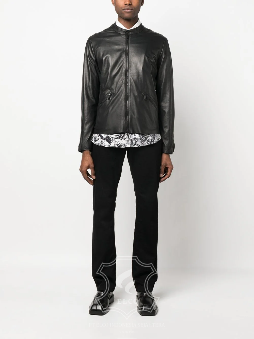 Jaket Kulit Pria Desain Casual - PC 442 - Gambar 2