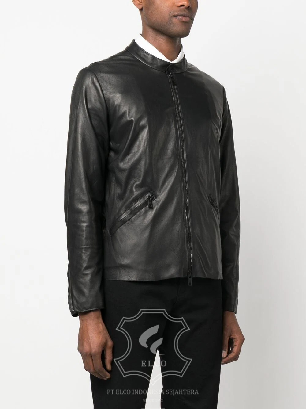 Jaket Kulit Pria Desain Casual - PC 442 - Gambar 3