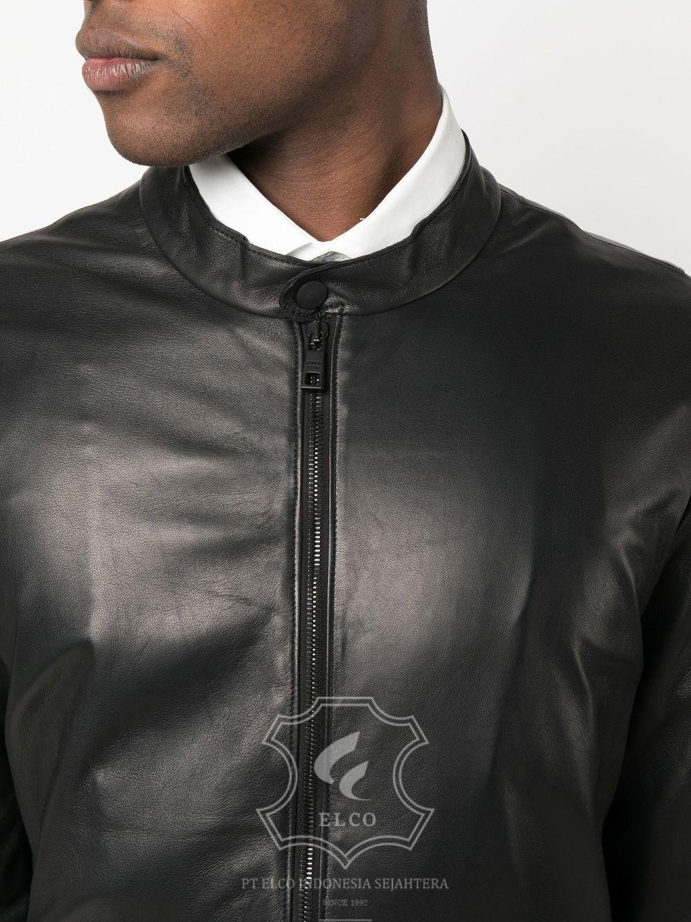 Jaket Kulit Pria Desain Casual - PC 442 - Gambar 4