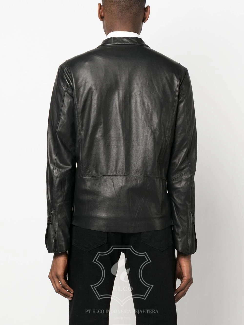 Jaket Kulit Pria Desain Casual - PC 442 - Gambar 5
