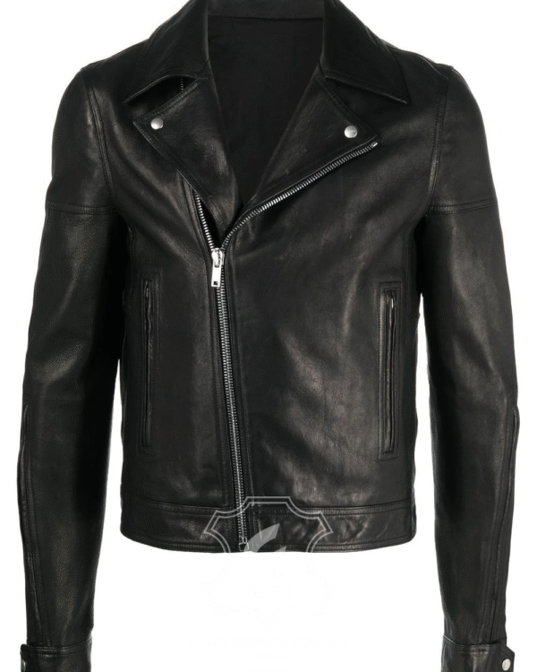 Jaket Kulit Pria Desain Serong - PS 411