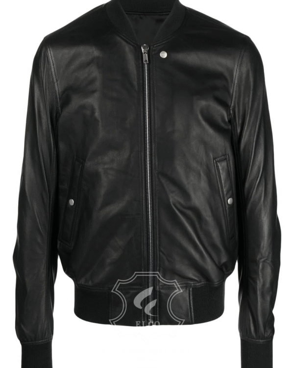 Jaket Kulit Pria Desain Bomber - PCB 442