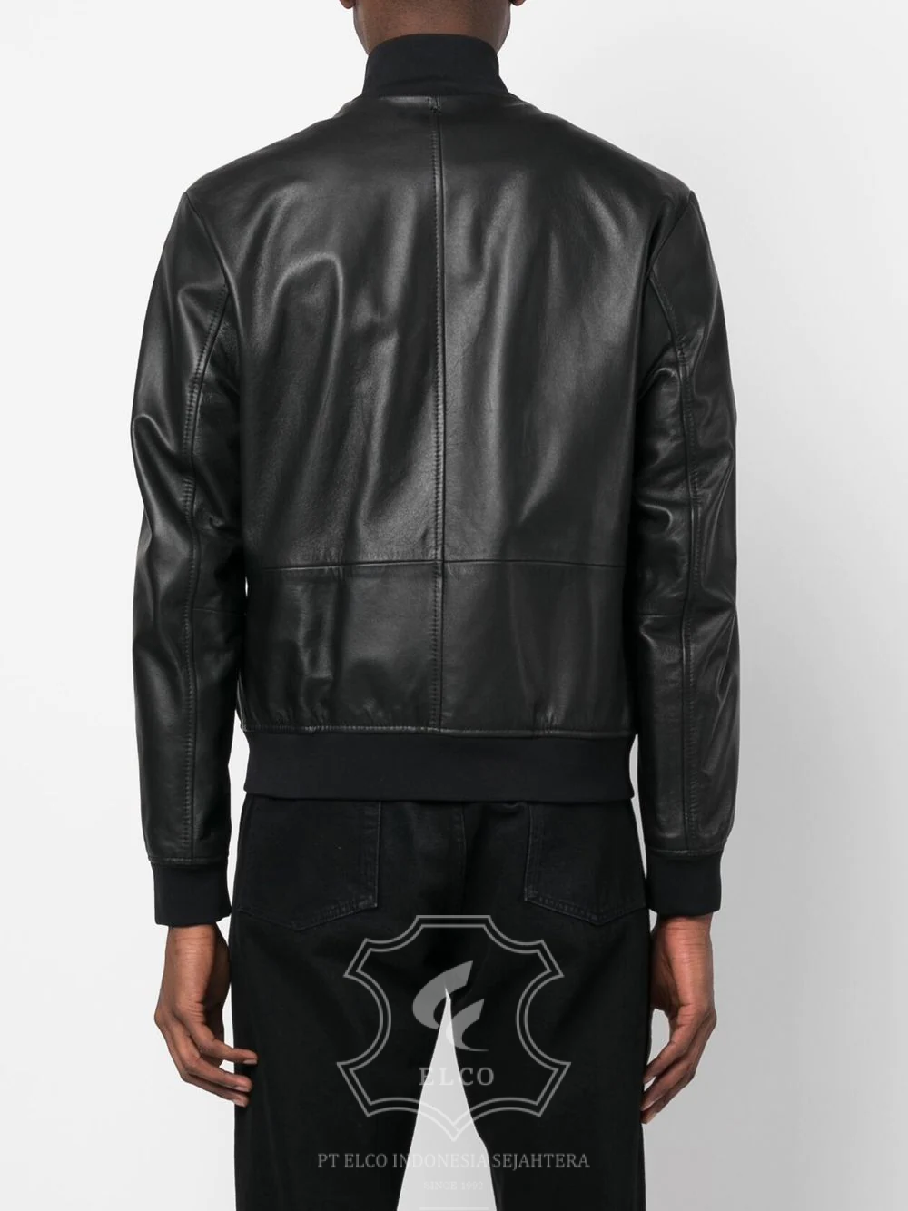 Jaket Kulit Pria Desain Bomber - PCB 430 - Gambar 4