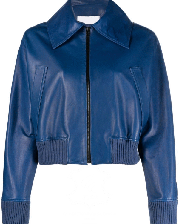 Jaket Kulit Wanita Desain Bomber - WCB 429
