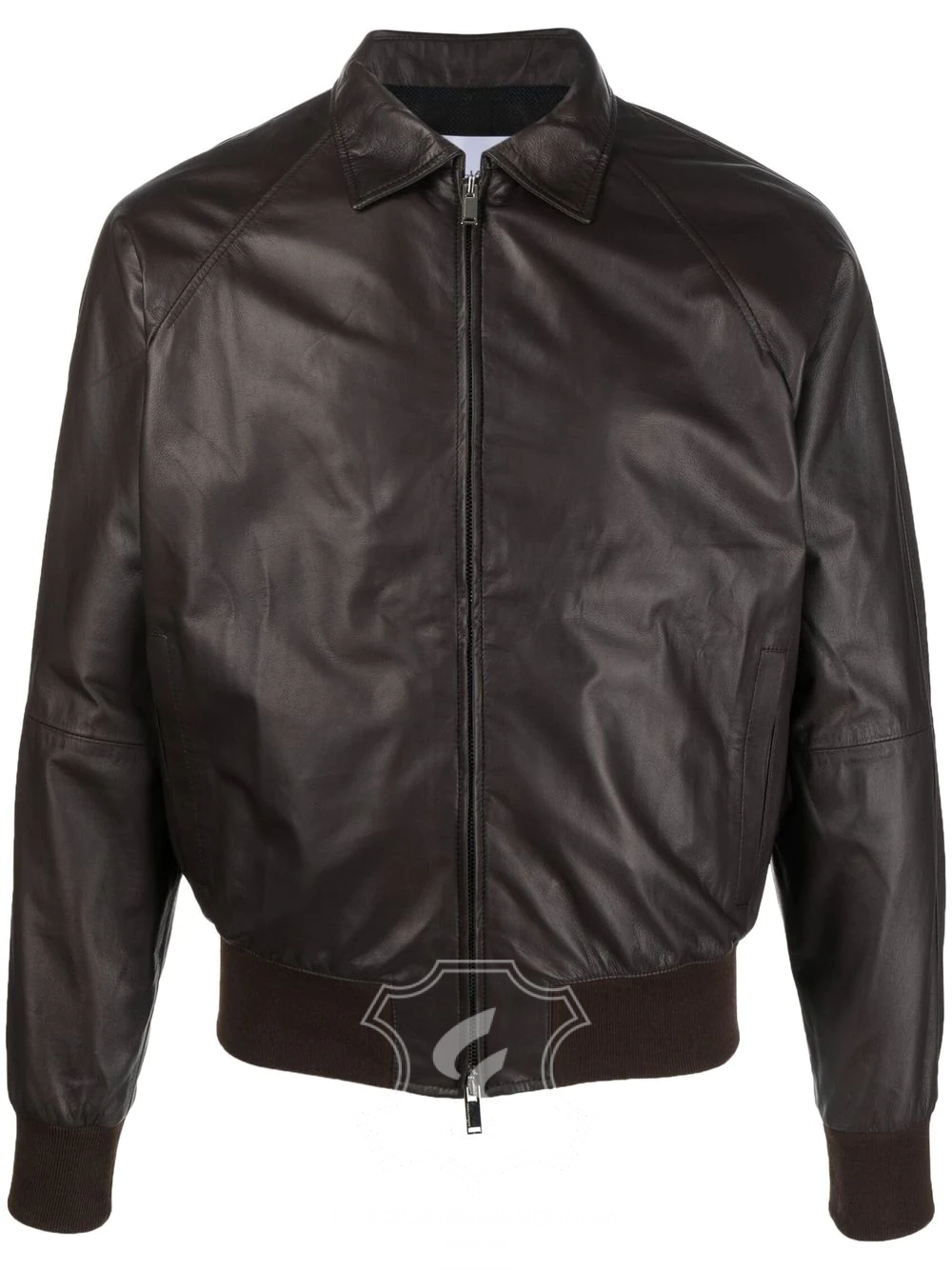 Jaket Kulit Pria Desain Bomber - PCB 435