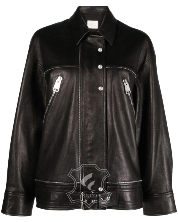 Jaket Kulit Wanita Desain Formal - WF 410