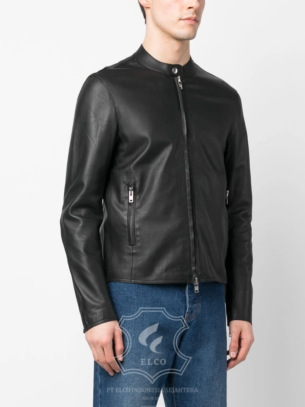 Jaket Kulit Pria Desain Casual - PC 432 - Gambar 3