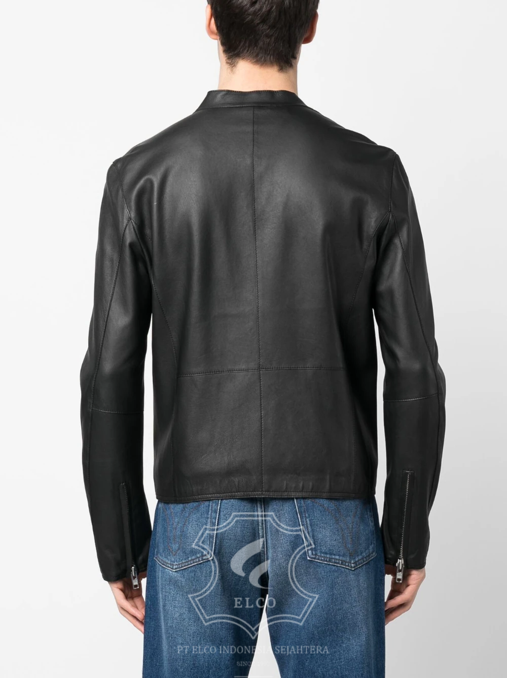 Jaket Kulit Pria Desain Casual - PC 432 - Gambar 5