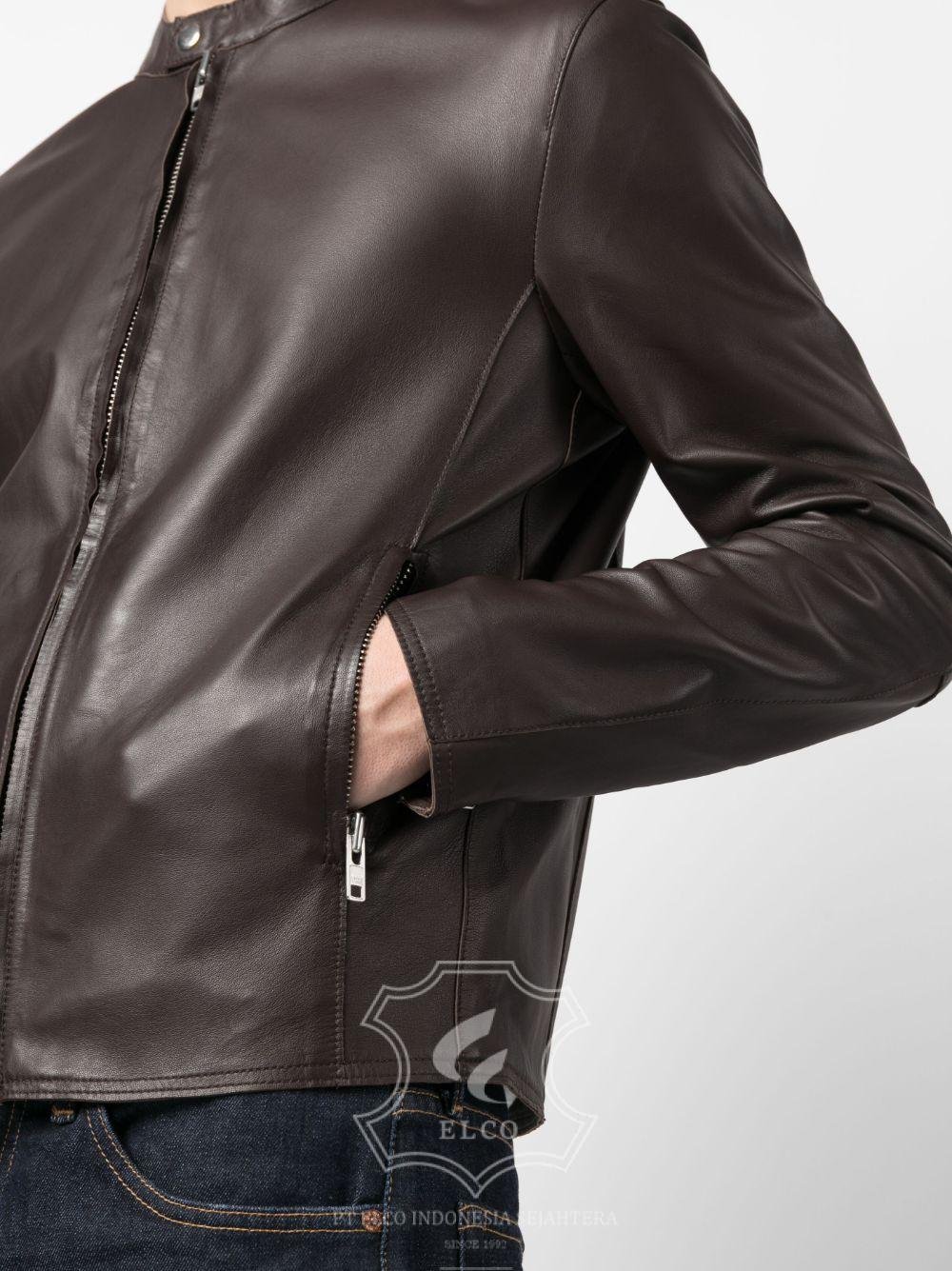 Jaket Kulit Pria Desain Casual - PC 433 - Gambar 4